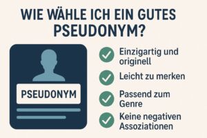 Pseudonym auswählen - so gehts