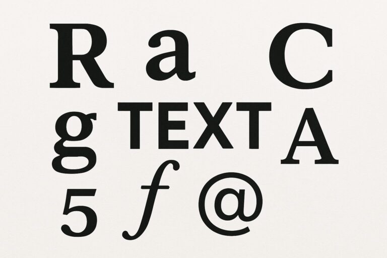 Schriftarten