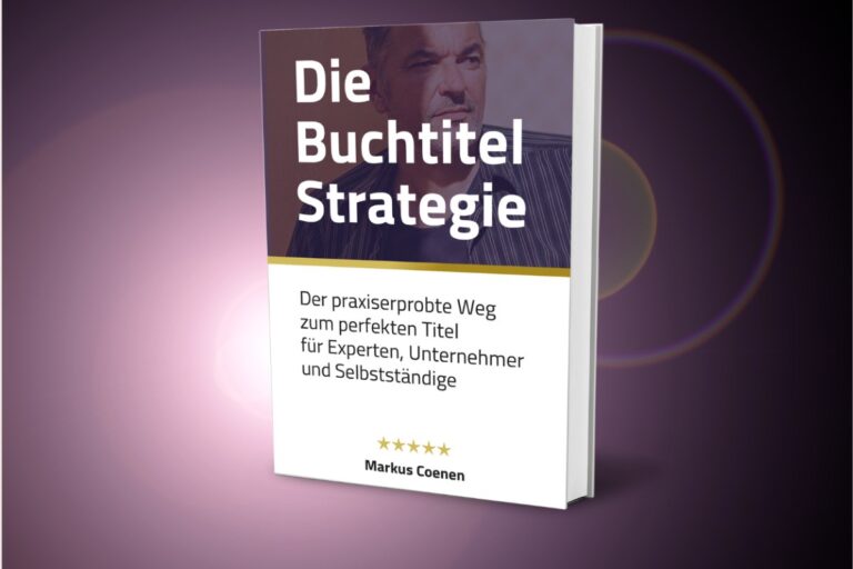 Buchtitel-Strategie von Markus Coenen